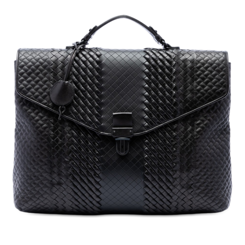 Pre-Loved Bottega Veneta Nappa Intrecciato Briefcase